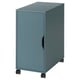 ALEX Storage unit on castors, grey-turquoise/black, 36x76 cm