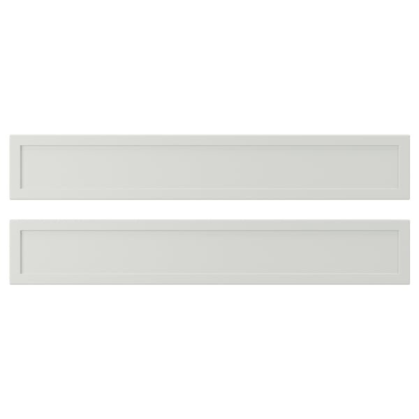 ASPUDDEN Drawer front, light grey, 60x10 cm