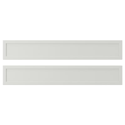 ASPUDDEN Drawer front, light grey, 60x10 cm