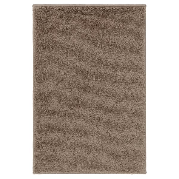 BACKMÅRA Bath mat, beige, 40x60 cm