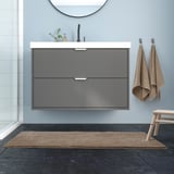 BACKMÅRA Bath mat, beige, 60x120 cm