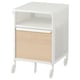 BEKANT Storage unit on castors, mesh white, 41x61 cm