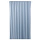 BENGTA Block-out curtain, 1 length, blue/with heading tape, 210x300 cm