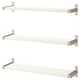BERGSHULT / GRANHULT Wall shelf combination, white/nickel-plated, 80x20 cm