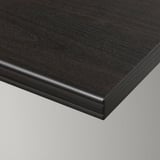 BERGSHULT / RAMSHULT Wall shelf combination, brown-black, 120x30 cm