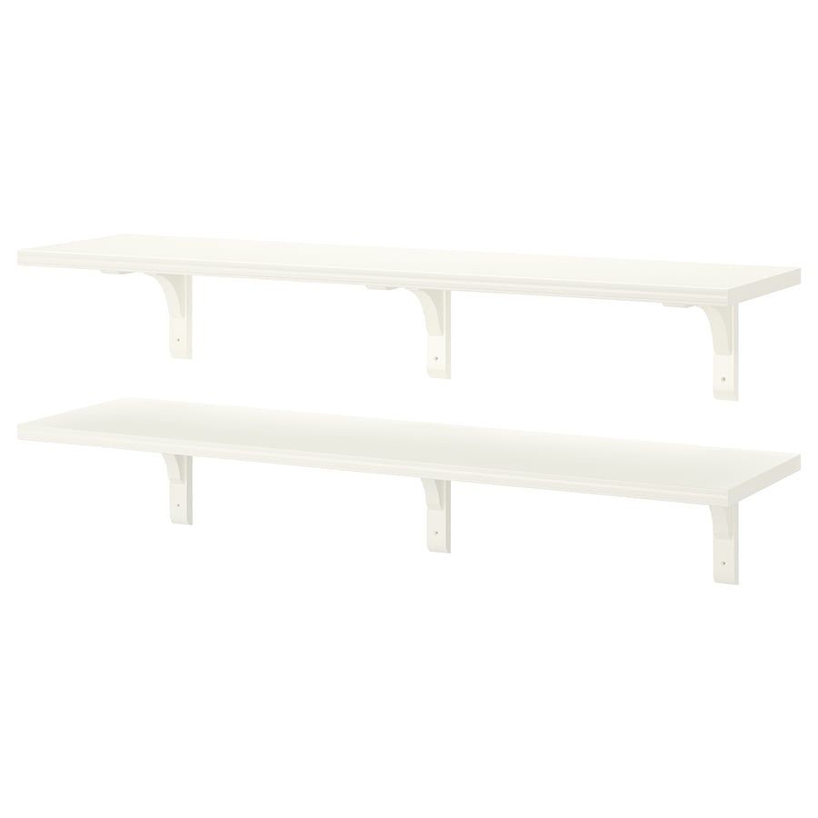 BERGSHULT / RAMSHULT Wall shelf combination, white, 120x30 cm IKEA