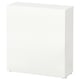 BESTÅ Shelf unit with door, white/Laxviken white, 60x22x64 cm