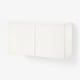 BESTÅ Shelf unit with doors, white/Sutterviken white, 120x42x64 cm