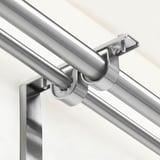 BETYDLIG Curtain rod holder, silver-colour