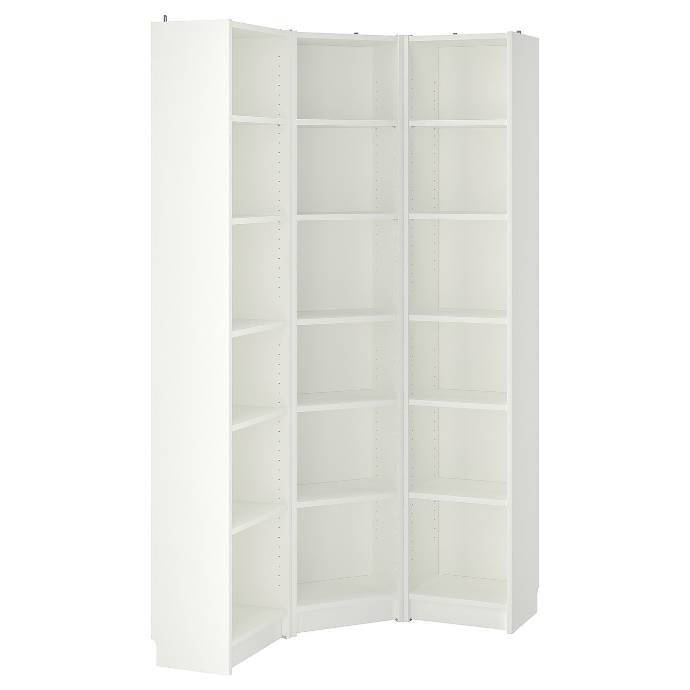 【Ikea】Billy Bookcase BILLY bookcase combination/crnr solution, white, 95/95x28x202 cm