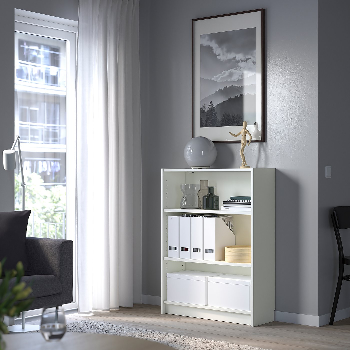 【Ikea】Billy Bookcase BILLY bookcase, white, 80x28x106 cm - IKEA