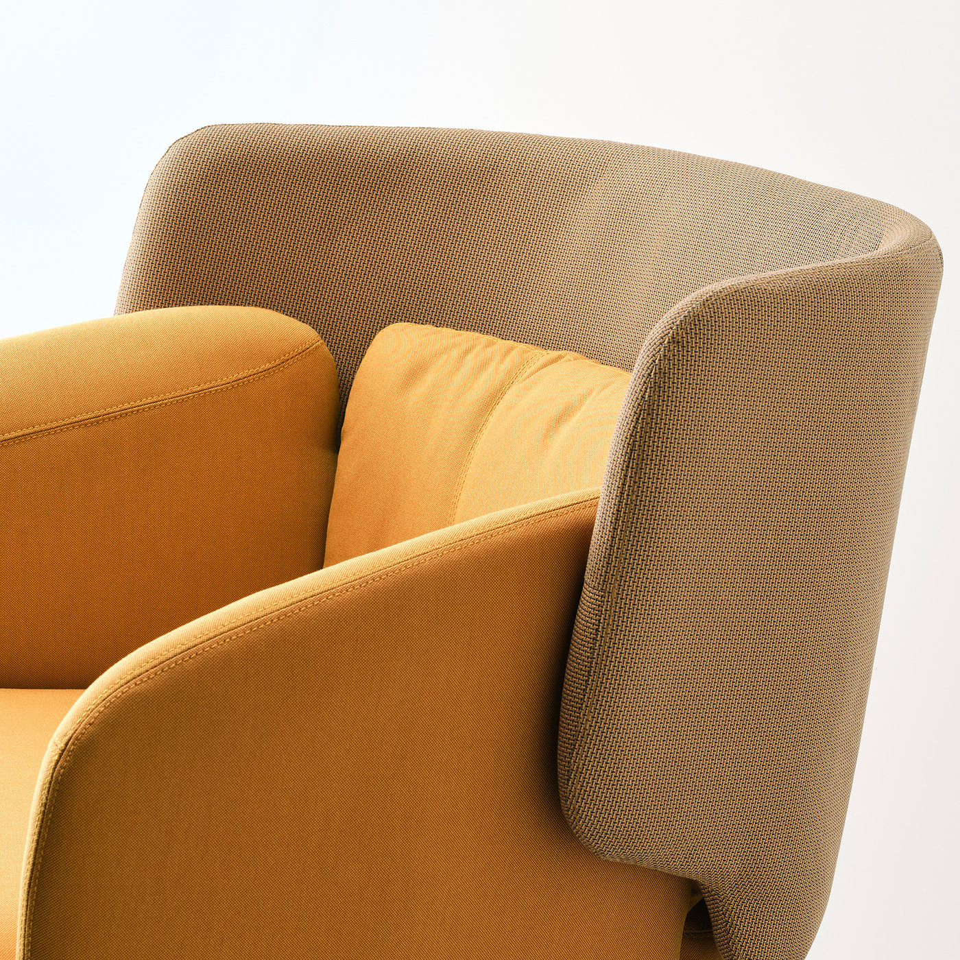 BINGSTA armchair, Vissle dark yellow/Kabusa dark yellow - IKEA BINGSTA armchair, Vissle dark yellow/Kabusa dark yellow - IKEA