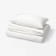 BJÖRKAL Duvet cover and pillowcase, white, 150x200/50x80 cm