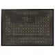 BJÖRKSTA large vintage-style periodic table poster with gold lettering in a black frame.