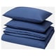 BLODNÄVA Duvet cover and 2 pillowcases, dark blue, 240x220/50x80 cm