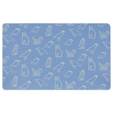BÖNSYRSA Desk pad, animal pattern, 60x37 cm