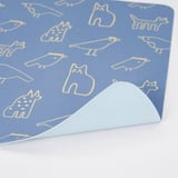 BÖNSYRSA Desk pad, animal pattern, 60x37 cm