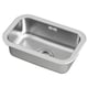BOHOLMEN Inset sink, 1 bowl, stainless steel, 47x30 cm