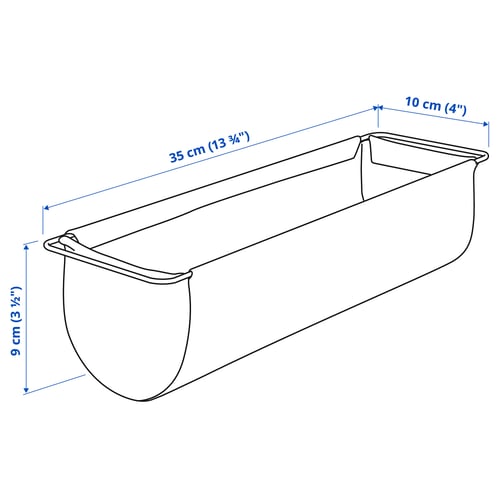 Illustration with measurements for the product: BOLLÖSUND.