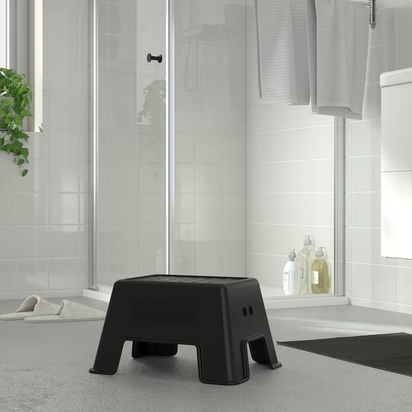 BOLMEN Step stool, black