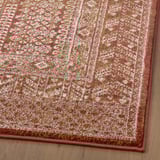BORRIDSÖ Rug, low pile, red/white, 200x300 cm