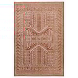 BORRIDSÖ Rug, low pile, red/white, 200x300 cm
