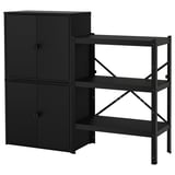 BROR Shelving unit with cabinets, 161x40x133 cm