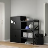 BROR Shelving unit with cabinets, 161x40x133 cm