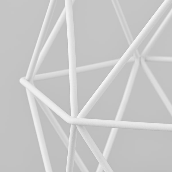 BRUNSTA Pendant lamp shade, white, 20 cm
