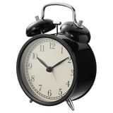 DEKAD Alarm clock, black, 10 cm