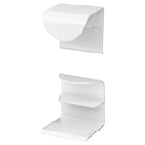 DRAGSMARK Clip-on handle, white, 40 mm