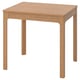 EKEDALEN: square oak dining table, simple, sturdy design.