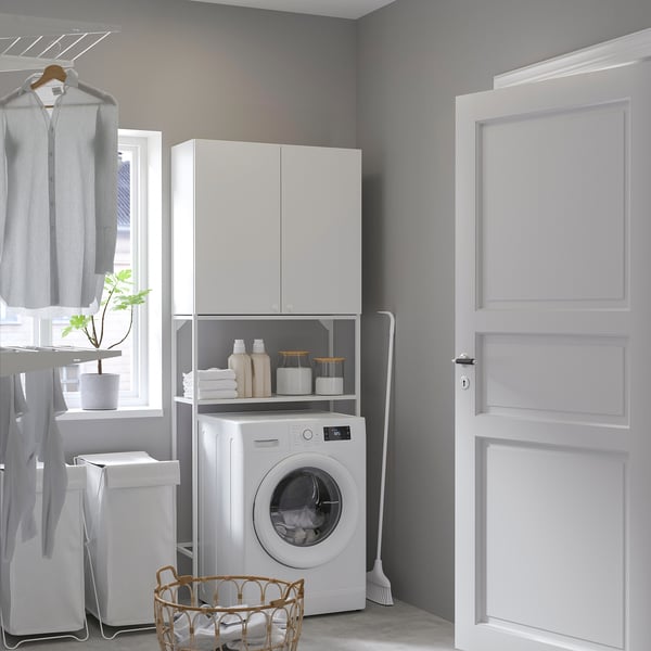 ENHET Storage combination, white, 80x32x204 cm