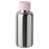 ENKELSPÅRIG Water bottle, stainless steel/light pink, 0.5 l