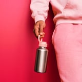 ENKELSPÅRIG Water bottle, stainless steel/light pink, 0.5 l