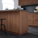 ENKÖPING Cover panel, brown walnut effect, 39x103 cm