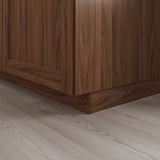 ENKÖPING Plinth, brown walnut effect, 220x8 cm