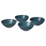 FÄRGKLAR Bowl, glossy dark turquoise, 16 cm