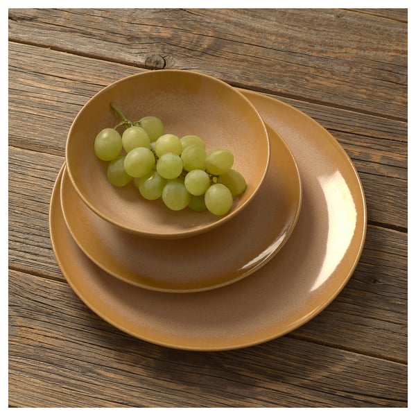 FÄRGKLAR Bowl, glossy yellow, 16 cm