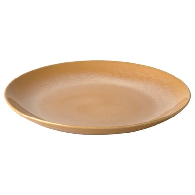 FÄRGKLAR Side plate, glossy yellow, 20 cm