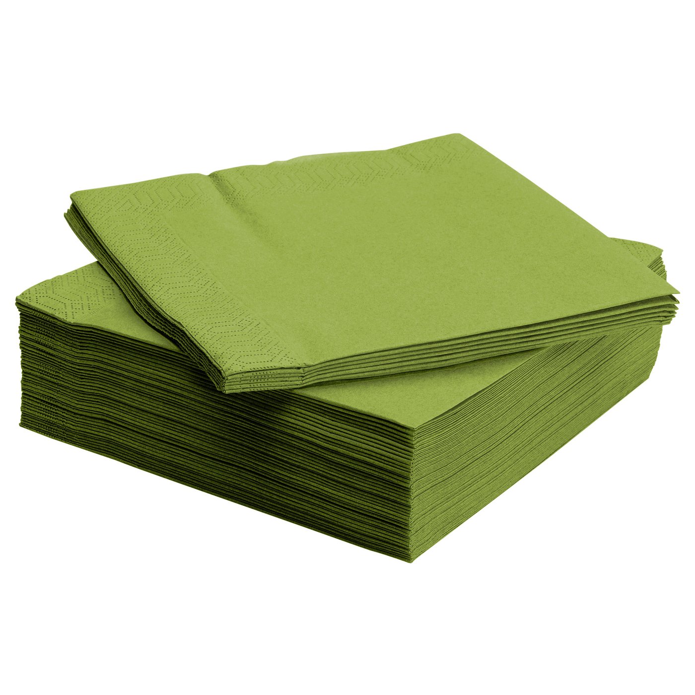 FANTASTISK paper napkin, medium green, 40x40 cm IKEA
