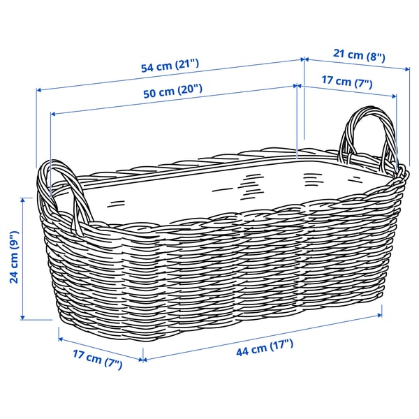FLODBJÖRK Flower box, in/outdoor light grey-brown, 54x21 cm