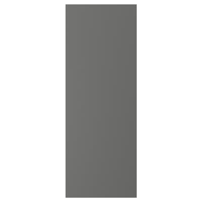 A rectangular, dark grey FÖRBÄTTRA panel. This particleboard panel has plastic edging and a smooth, flat design, ideal for various surfaces.