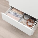 FONNES Drawer, white/white, 60x42x20 cm