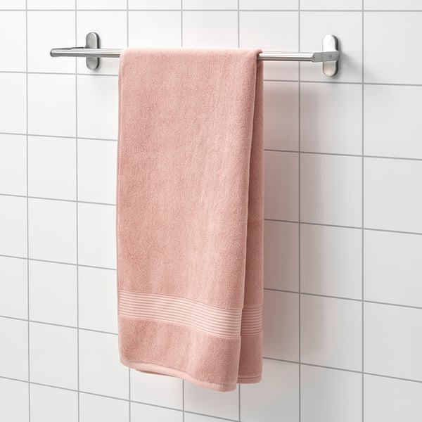 FREDRIKSJÖN Bath towel, light pink, 70x140 cm