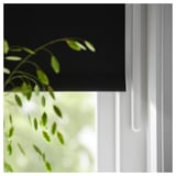FRIDANS Block-out roller blind, black, 100x195 cm