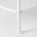 FRÖSJÖN Corner shelf unit, white, 35x156 cm