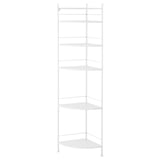 FRÖSJÖN Corner shelf unit, white, 35x156 cm