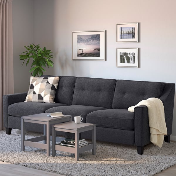FRÖSLÖV 3-seat sofa, Hyllie dark grey