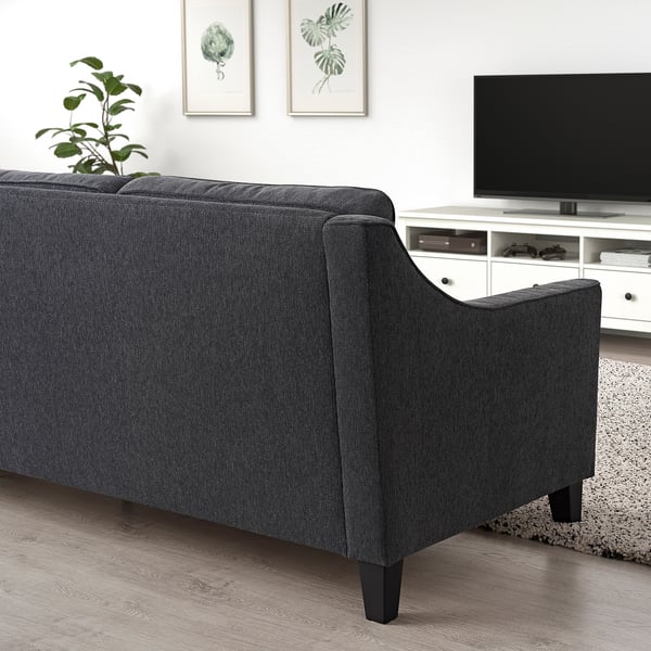 FRÖSLÖV 3-seat sofa, Hyllie dark grey